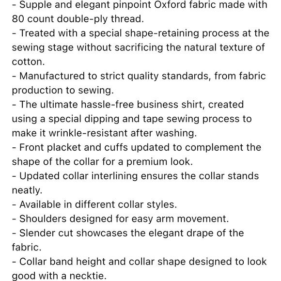 Uniqlo super non-iron slim fit shirt - Picture 4 of 5